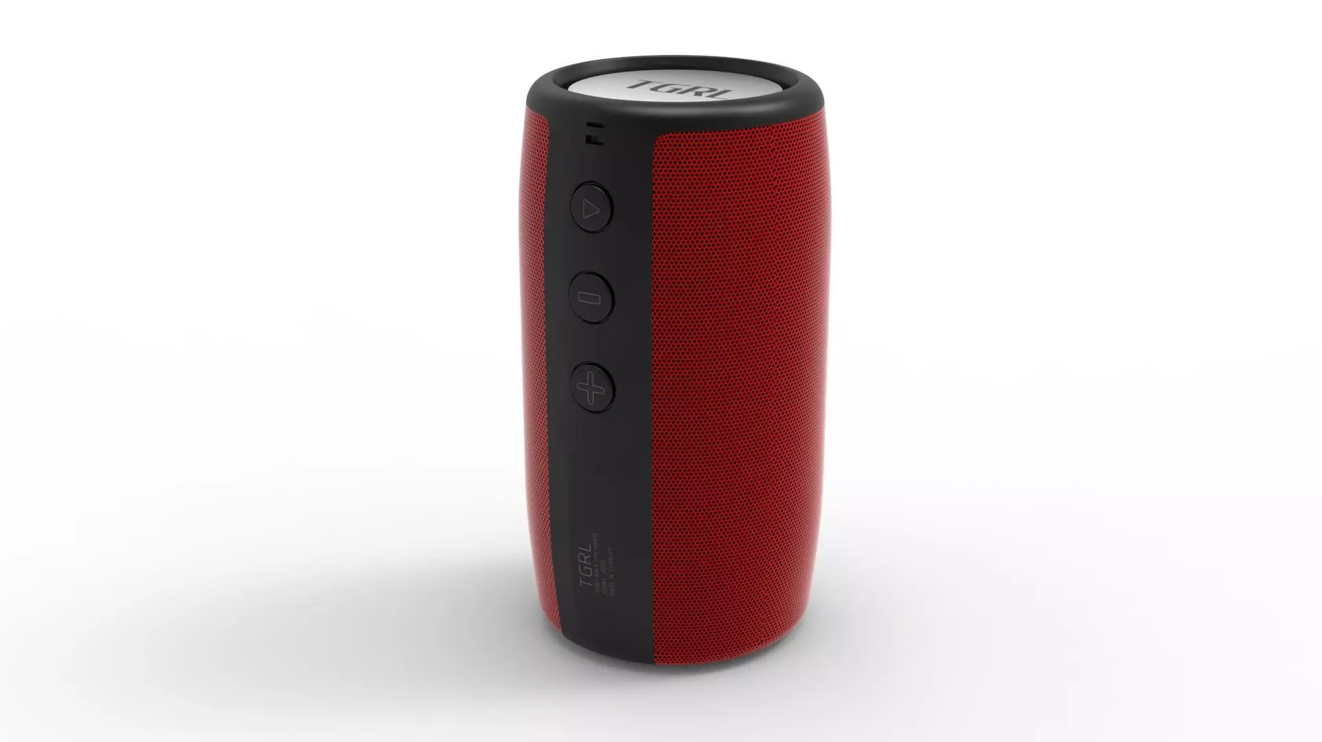 SPEAKER RED BODY 3D model_0