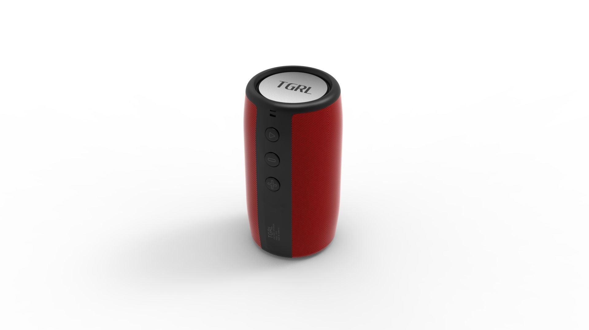 SPEAKER RED BODY 3D model_3