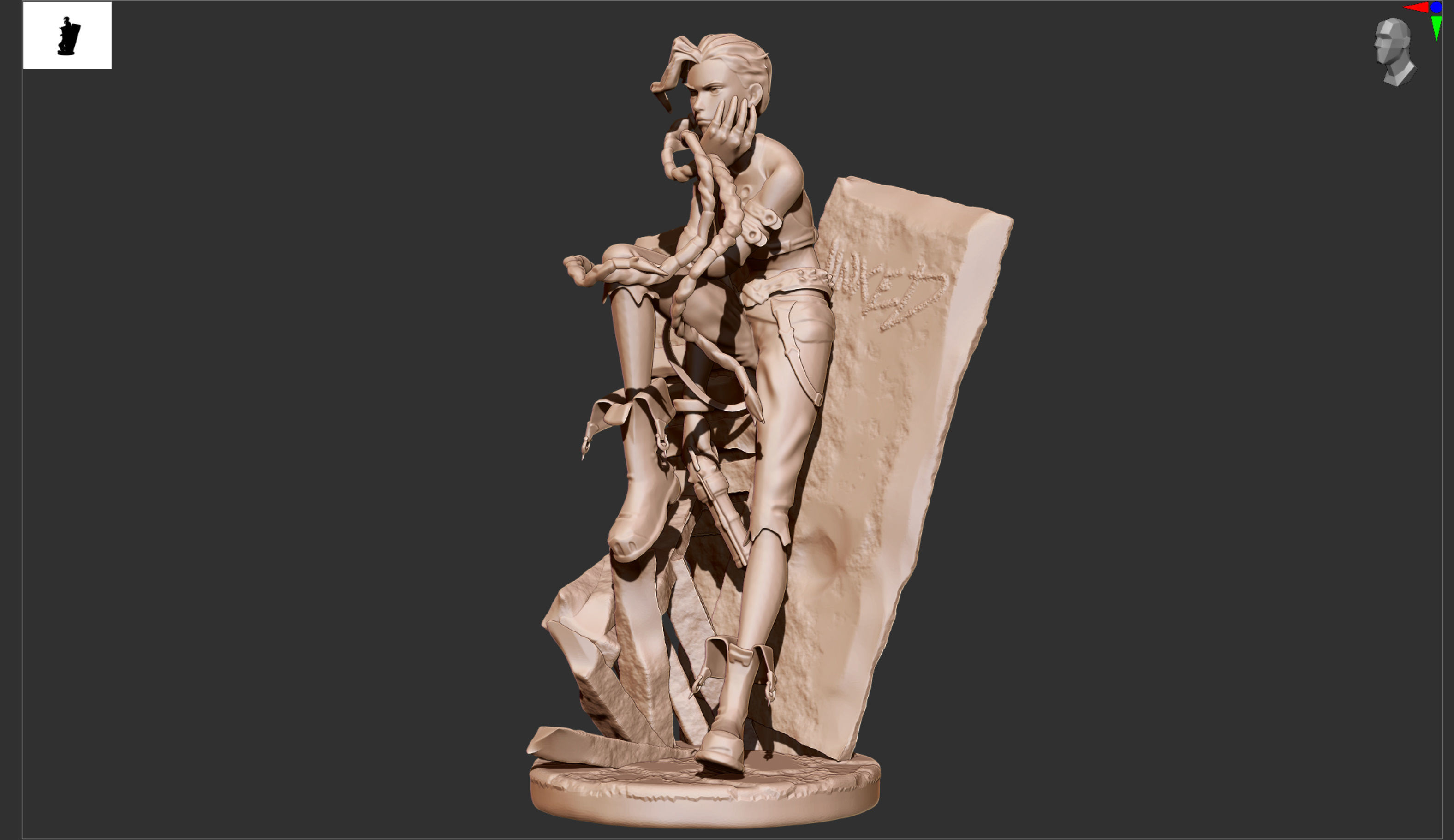 League of Legends Arcane Jinx 3D print model_6