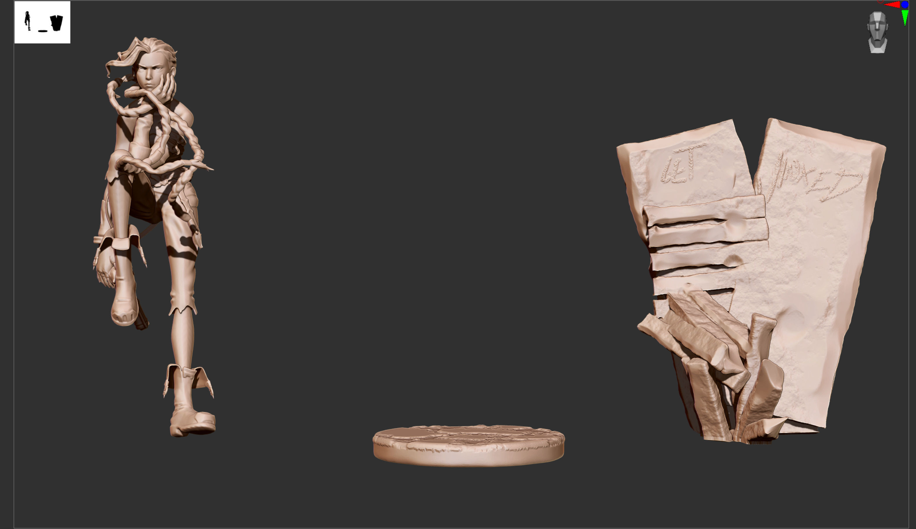 League of Legends Arcane Jinx 3D print model_12