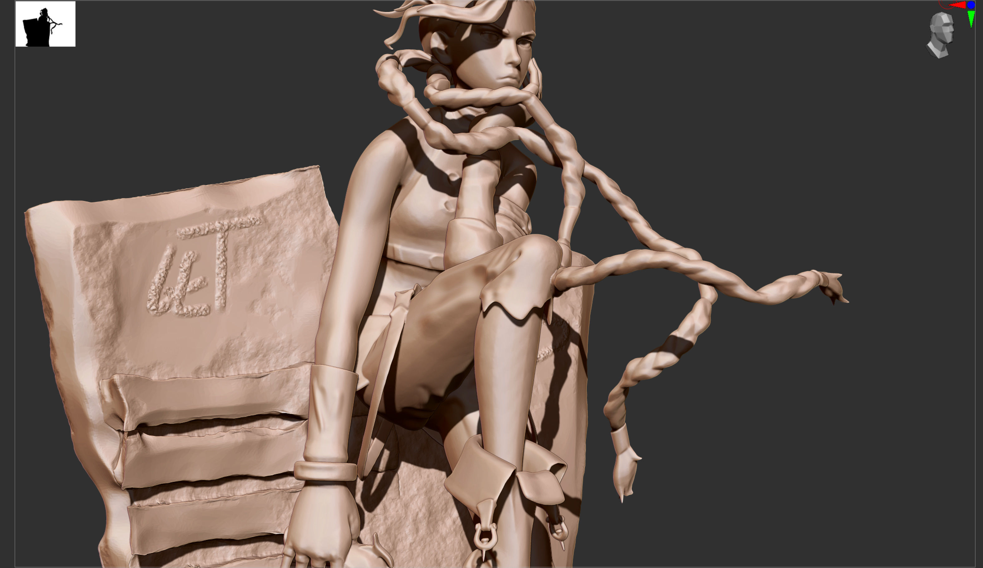 League of Legends Arcane Jinx 3D print model_8