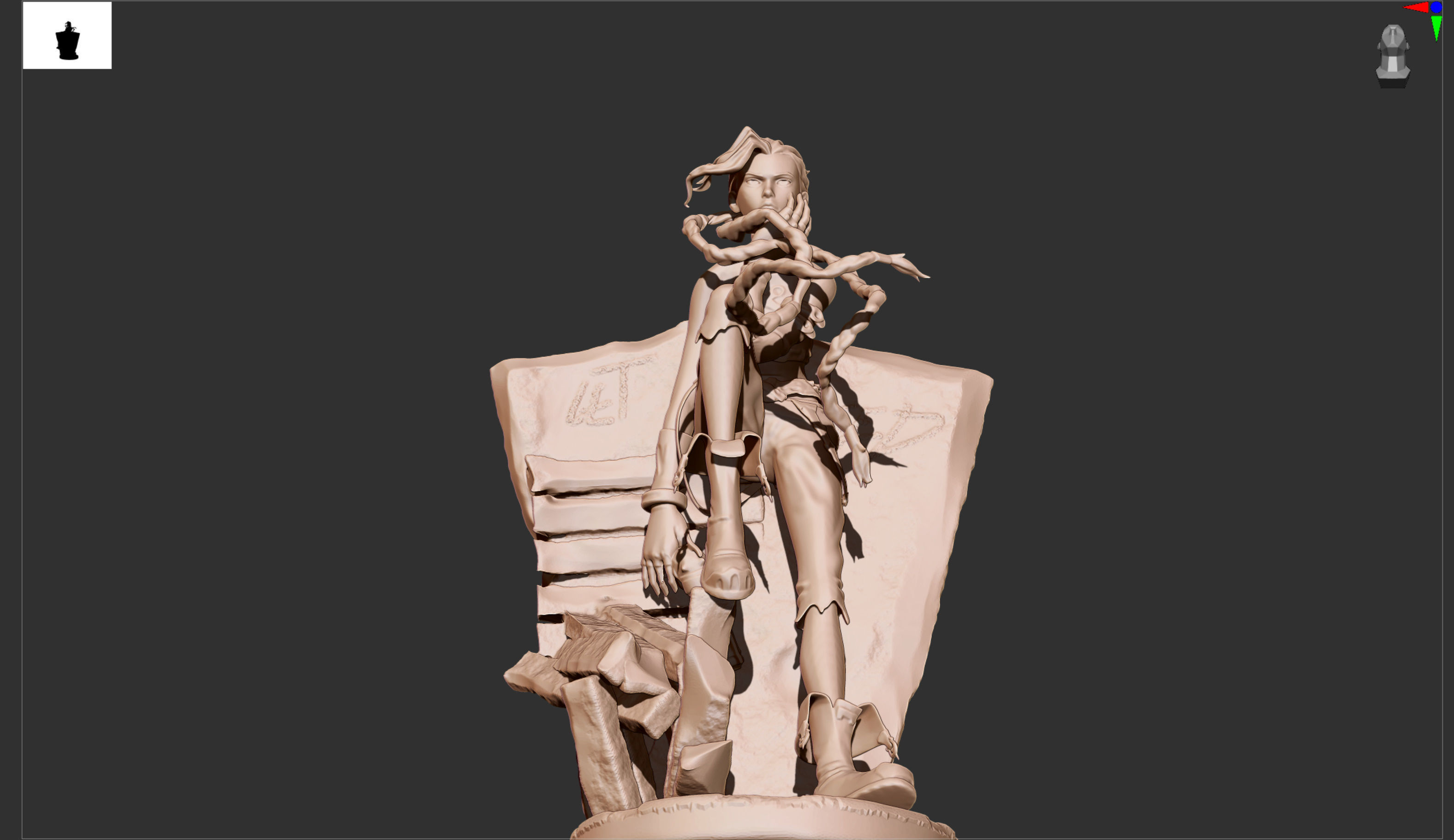 League of Legends Arcane Jinx 3D print model_7