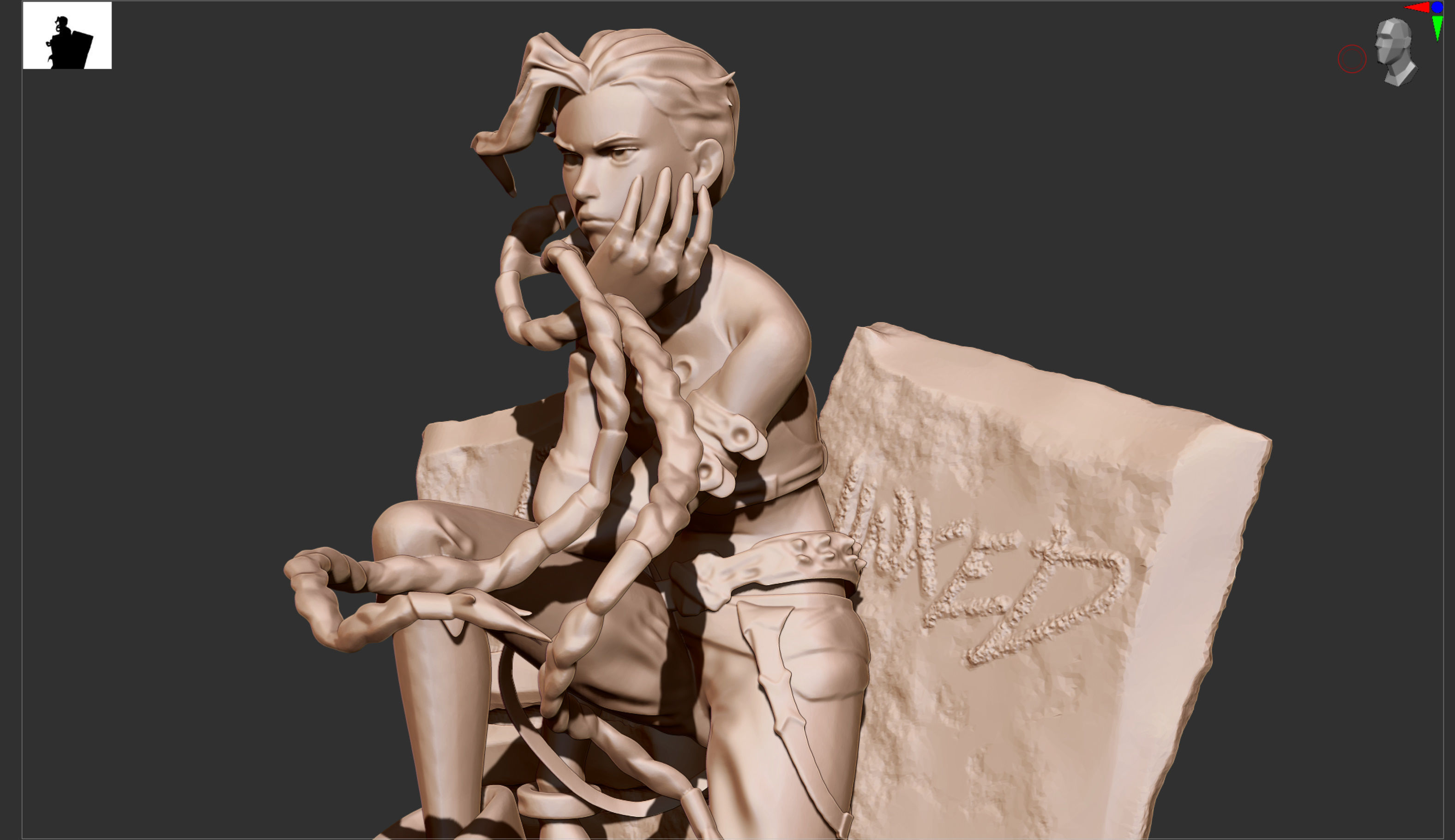 League of Legends Arcane Jinx 3D print model_3