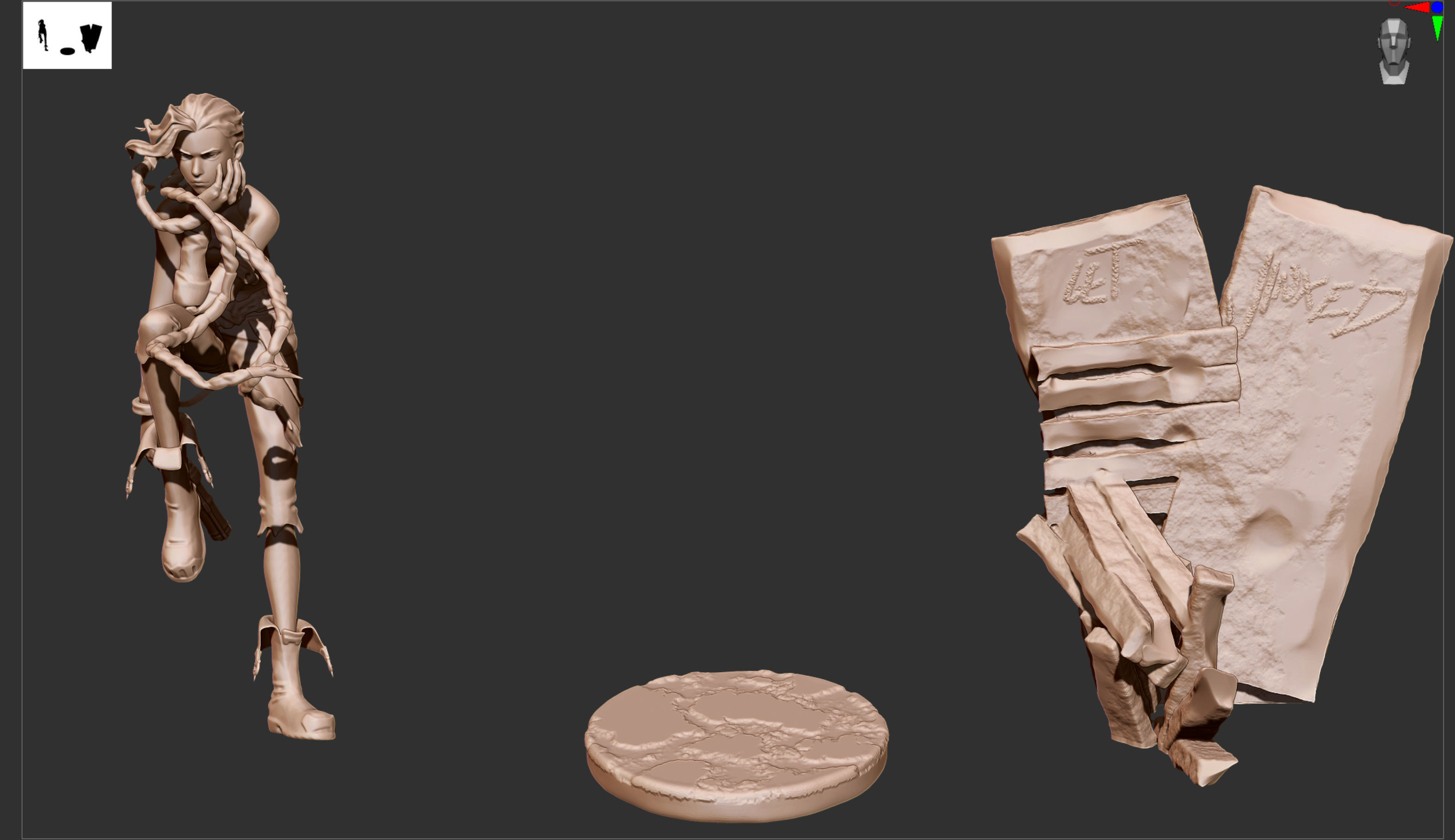 League of Legends Arcane Jinx 3D print model_13