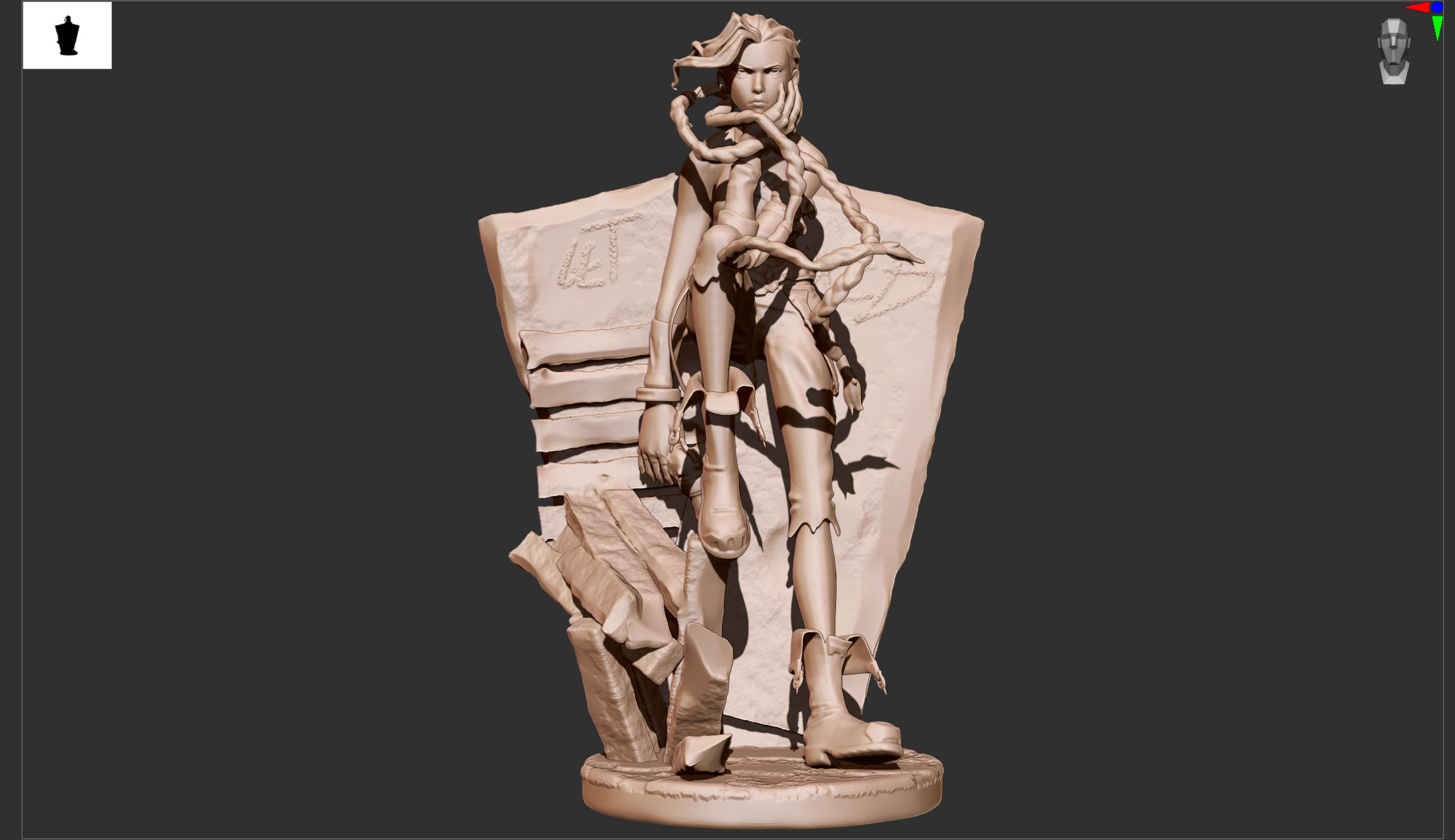 League of Legends Arcane Jinx 3D print model_1