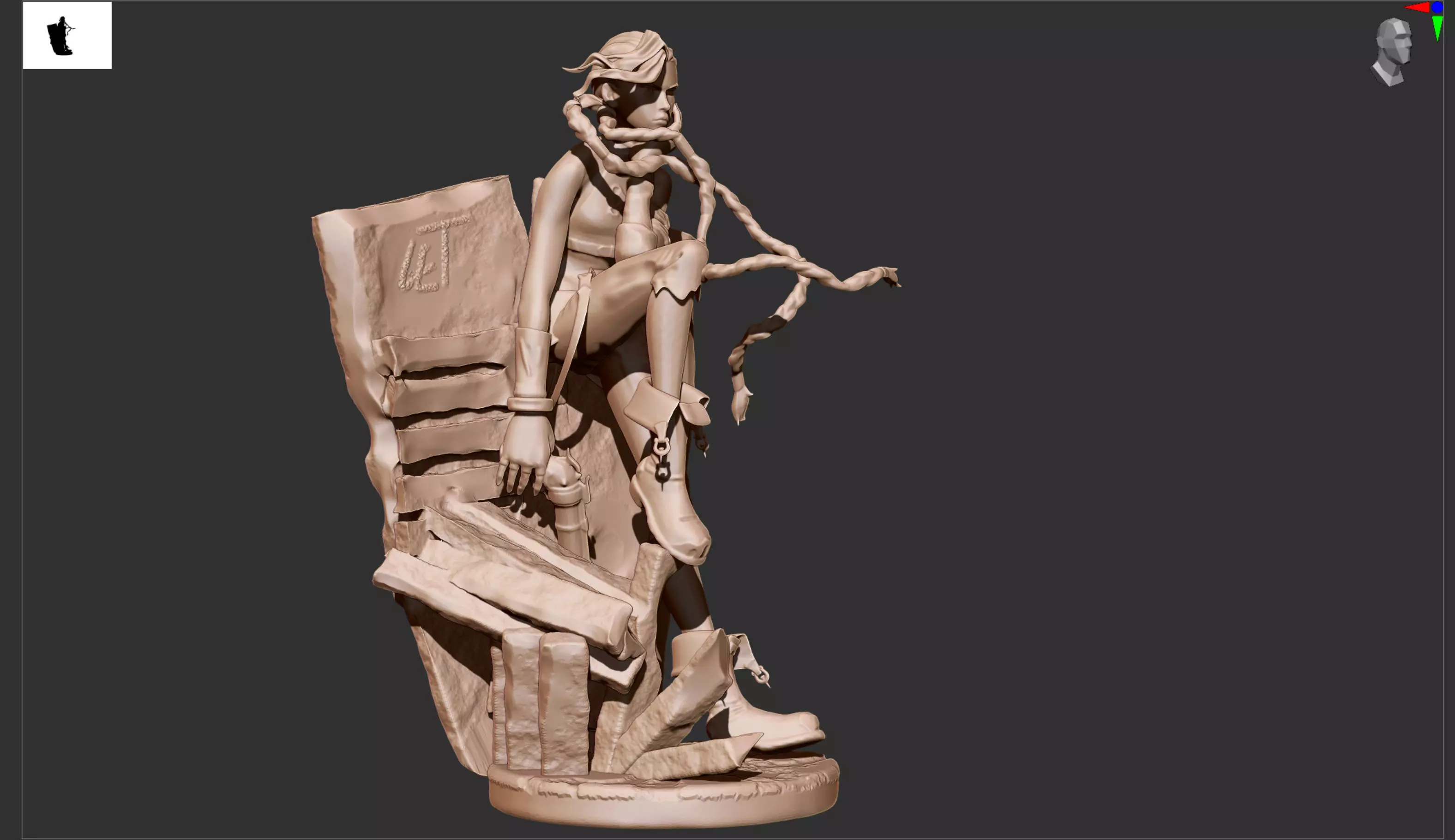 League of Legends Arcane Jinx 3D print model_0