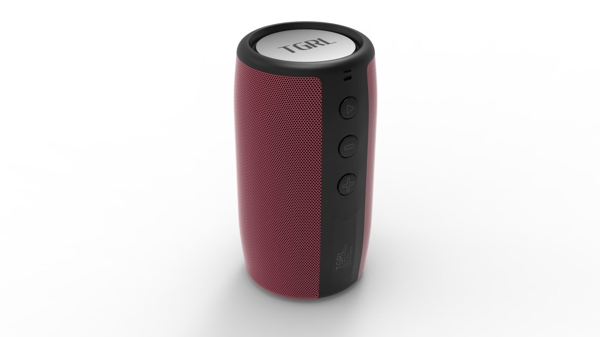 SPEAKER PINK BODY 3D model_35