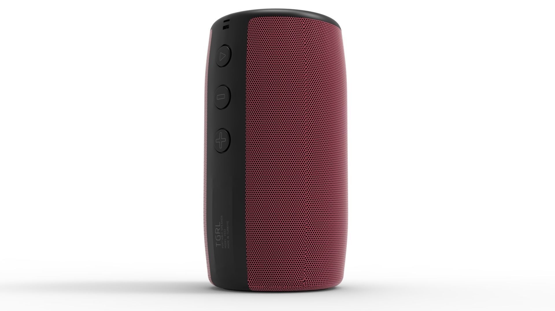 SPEAKER PINK BODY 3D model_5