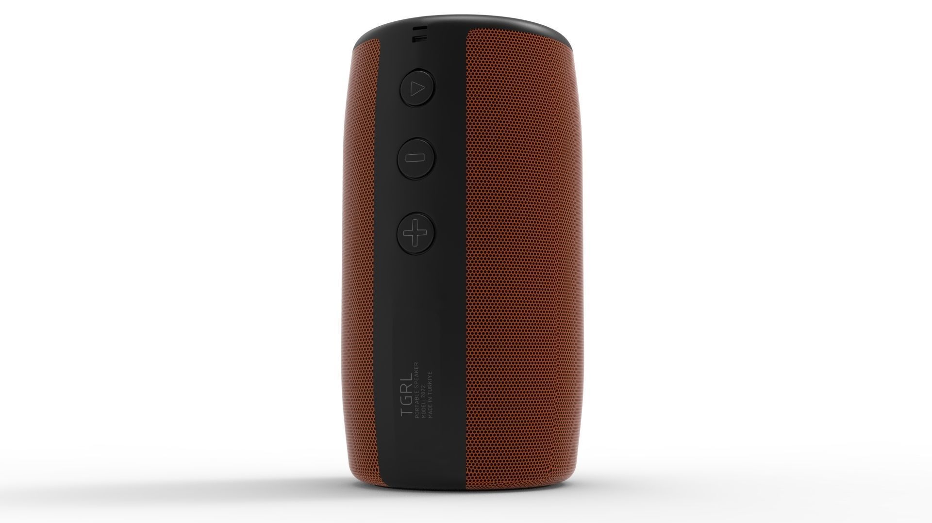 SPEAKER ORANGE BODY 3D model_45