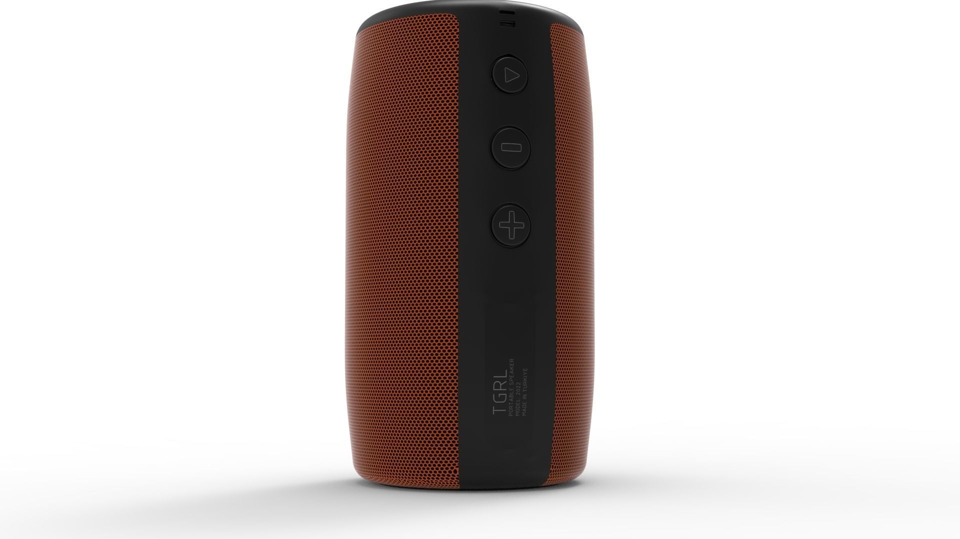 SPEAKER ORANGE BODY 3D model_22