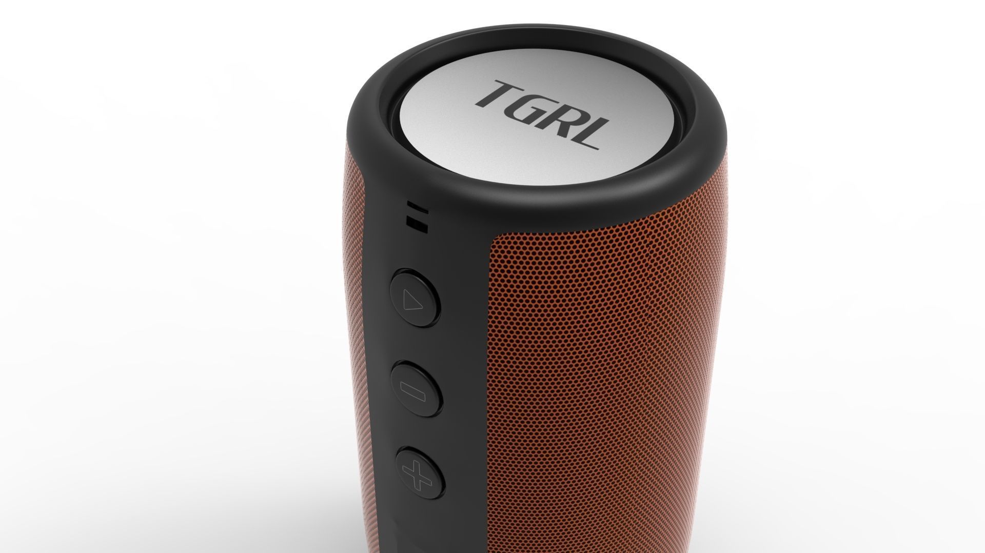 SPEAKER ORANGE BODY 3D model_16