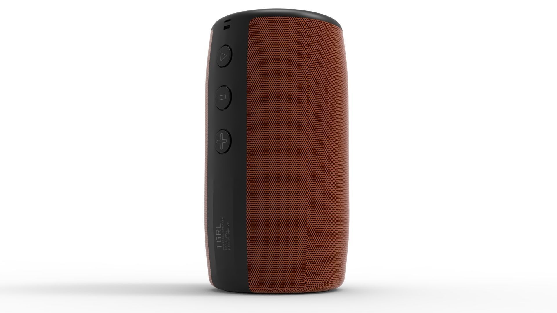 SPEAKER ORANGE BODY 3D model_25