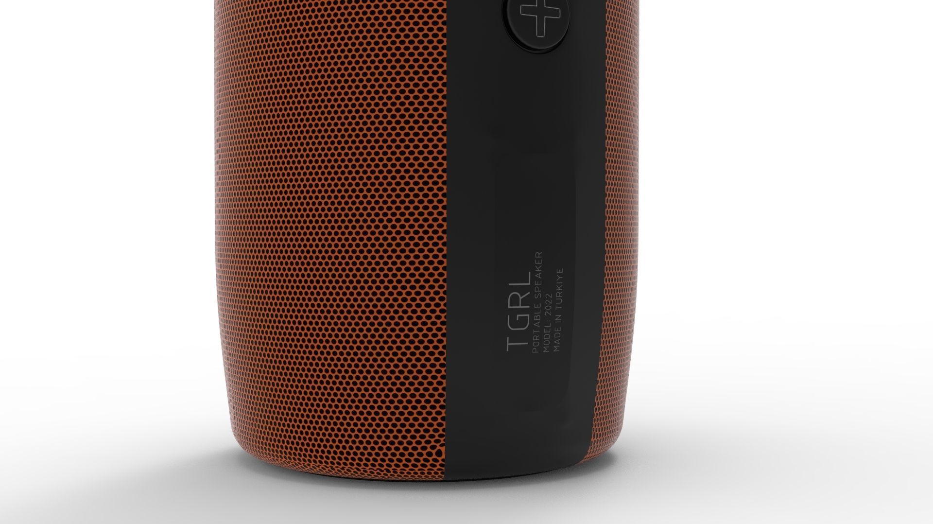 SPEAKER ORANGE BODY 3D model_12