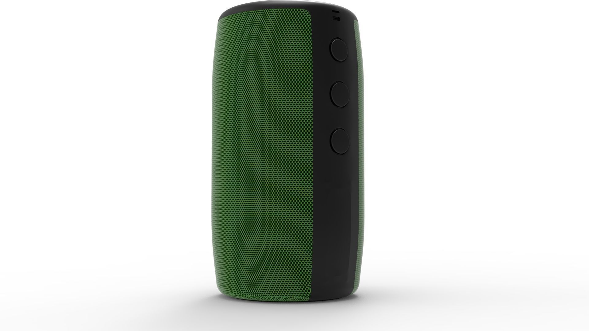 SPEAKER GREEN BODY 3D model_43