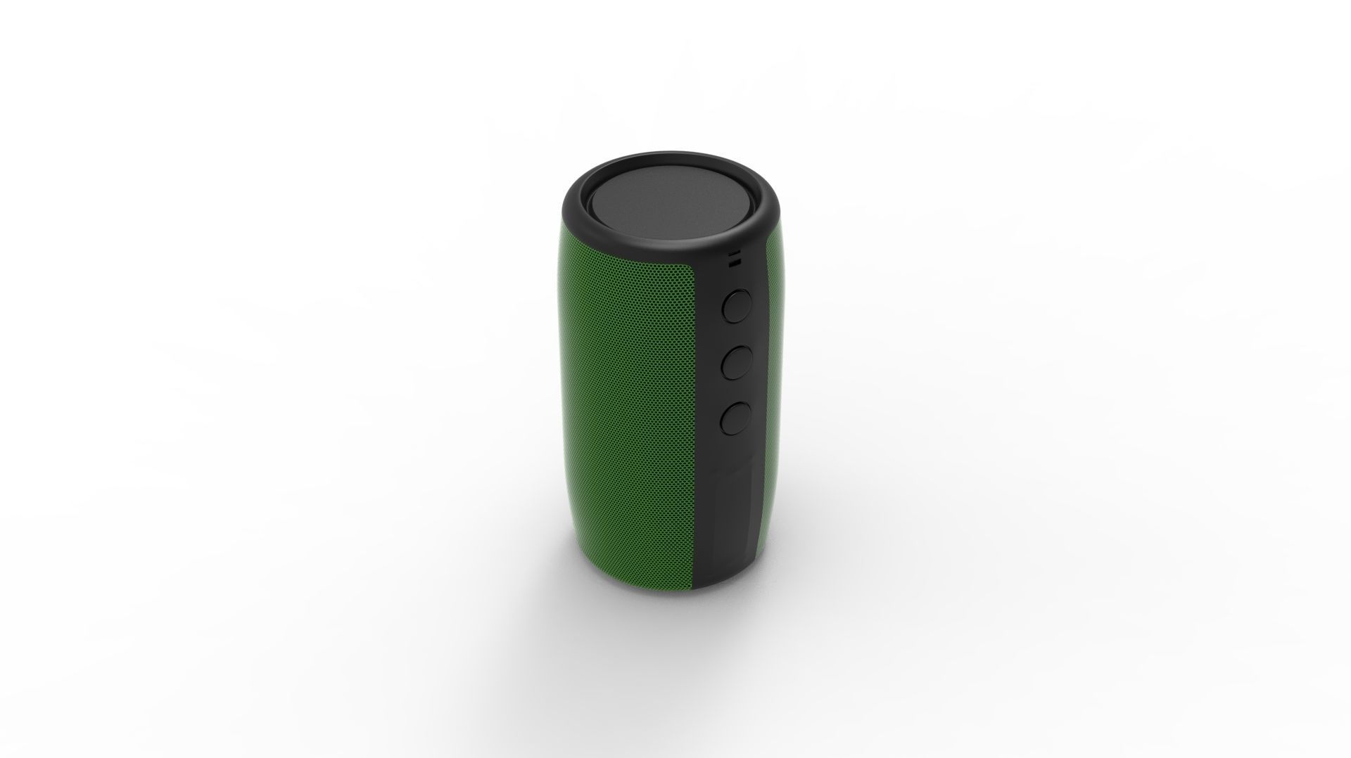 SPEAKER GREEN BODY 3D model_7