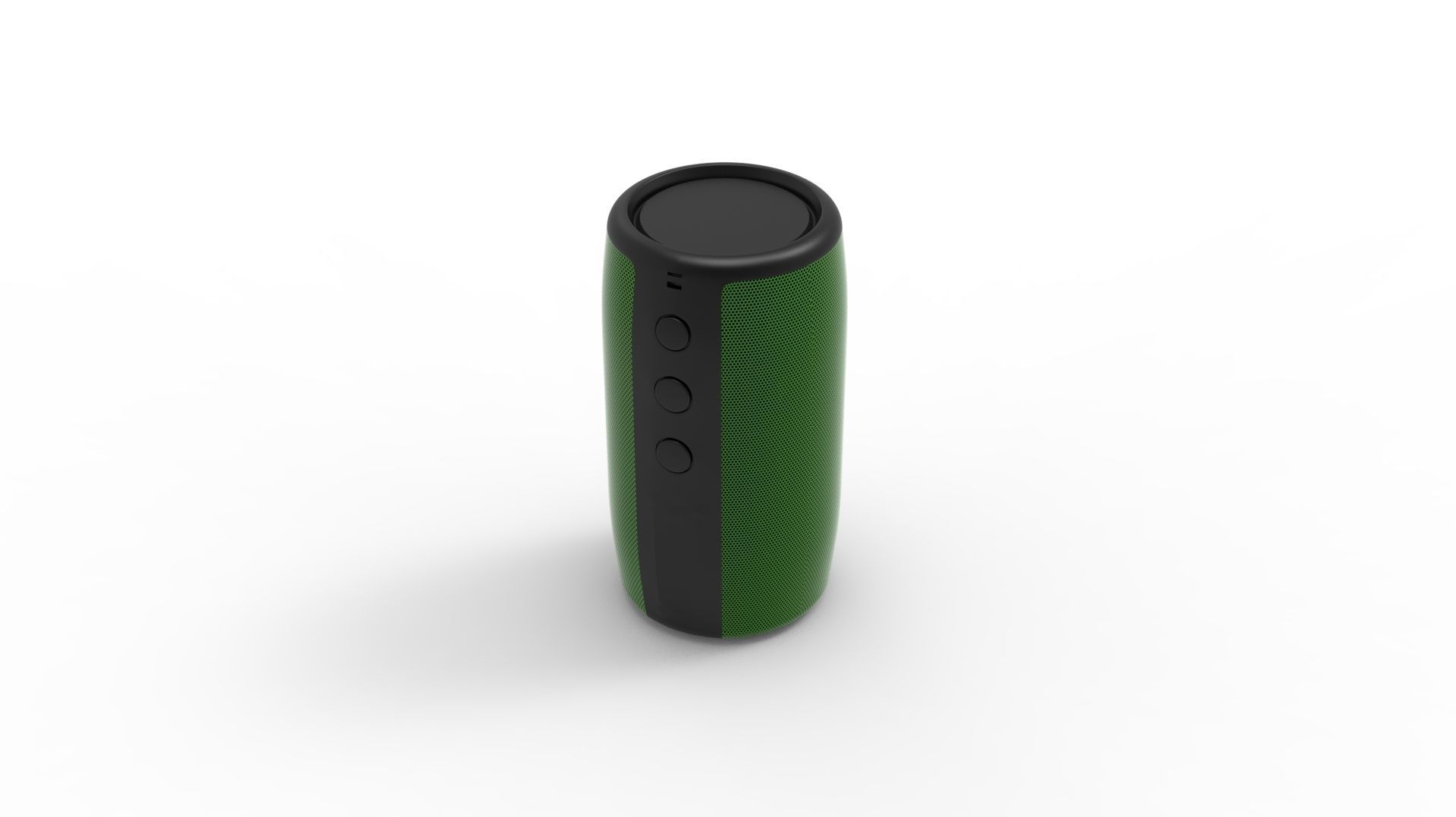 SPEAKER GREEN BODY 3D model_8