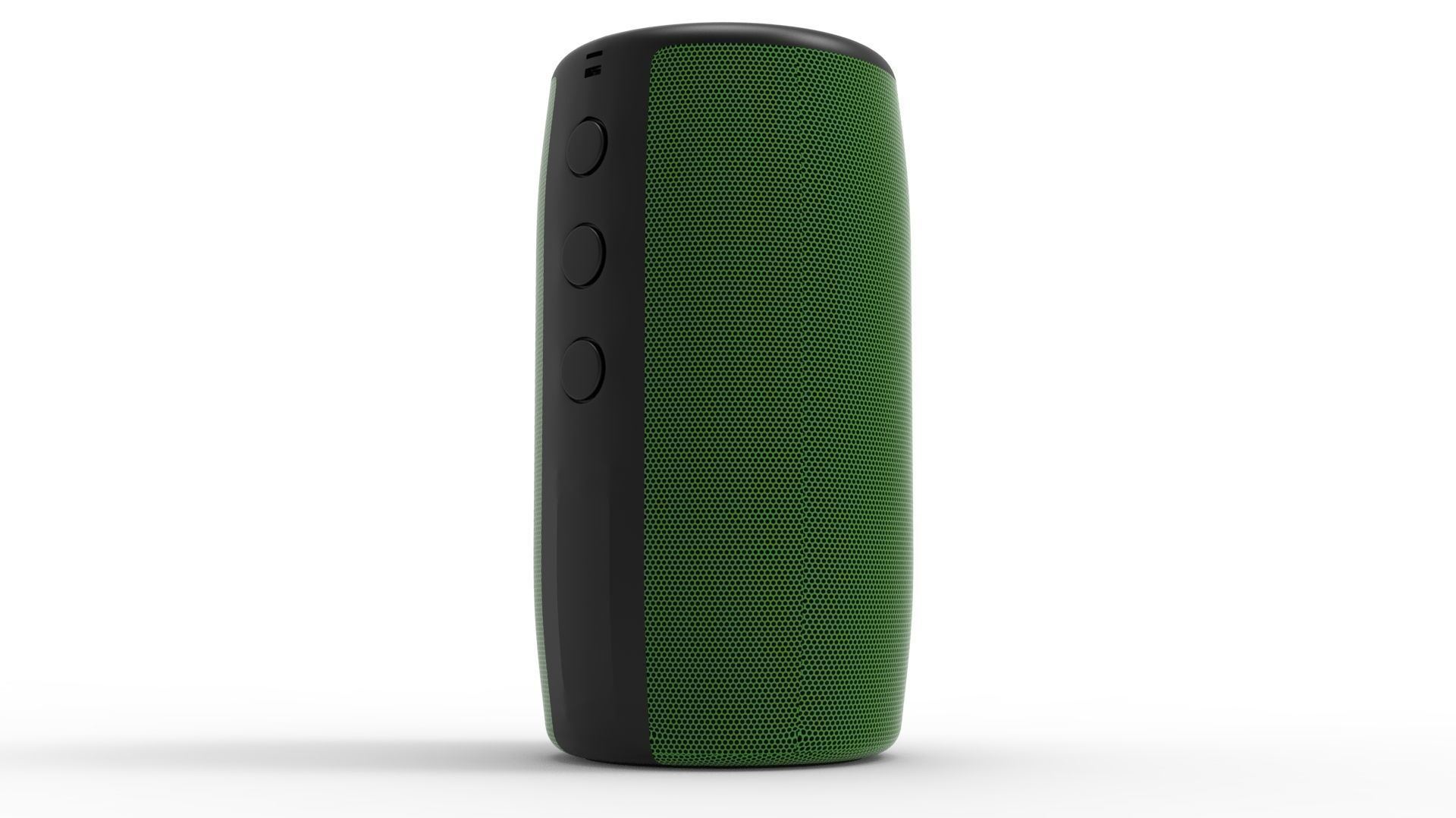SPEAKER GREEN BODY 3D model_6