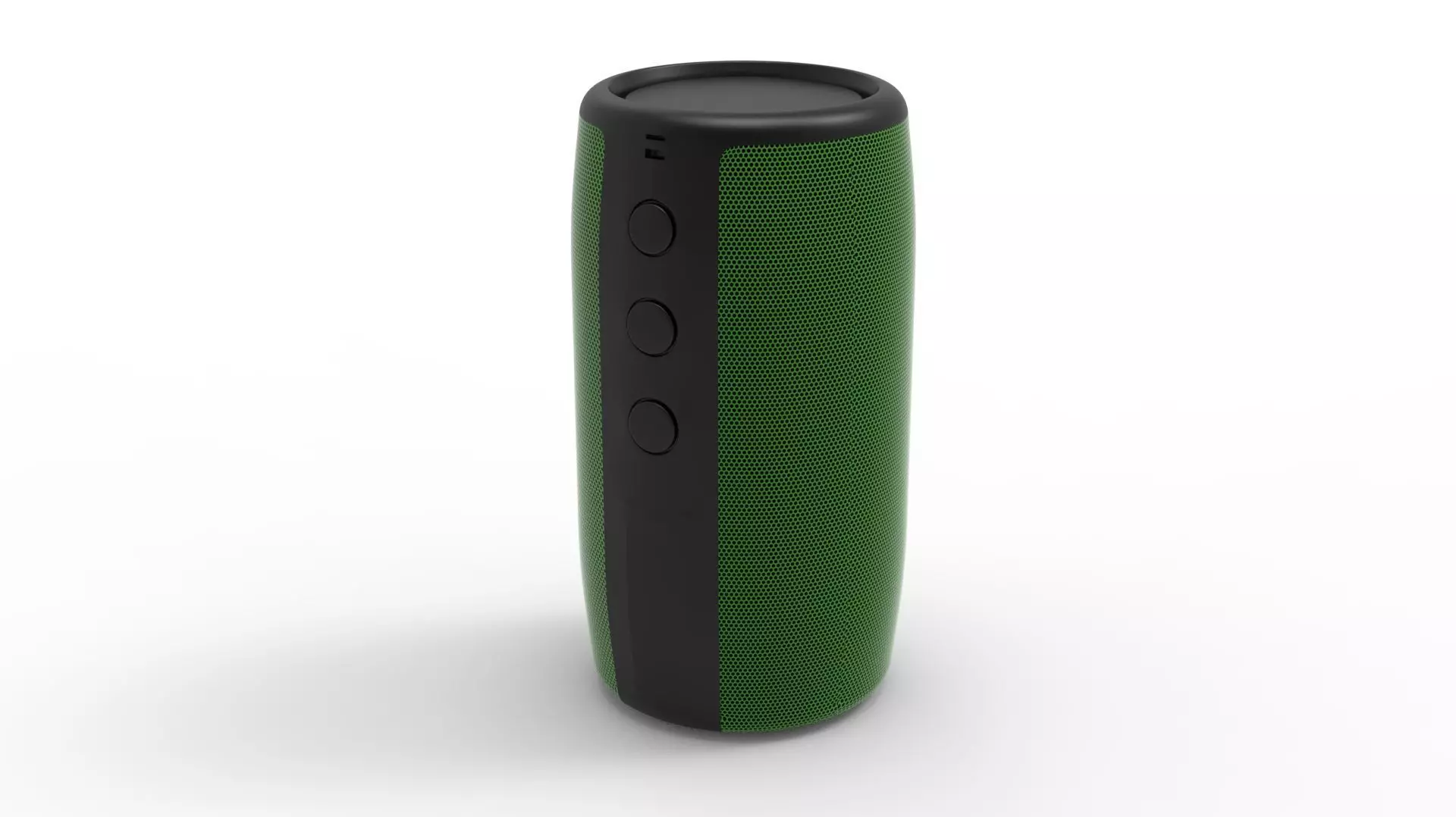 SPEAKER GREEN BODY 3D model_0