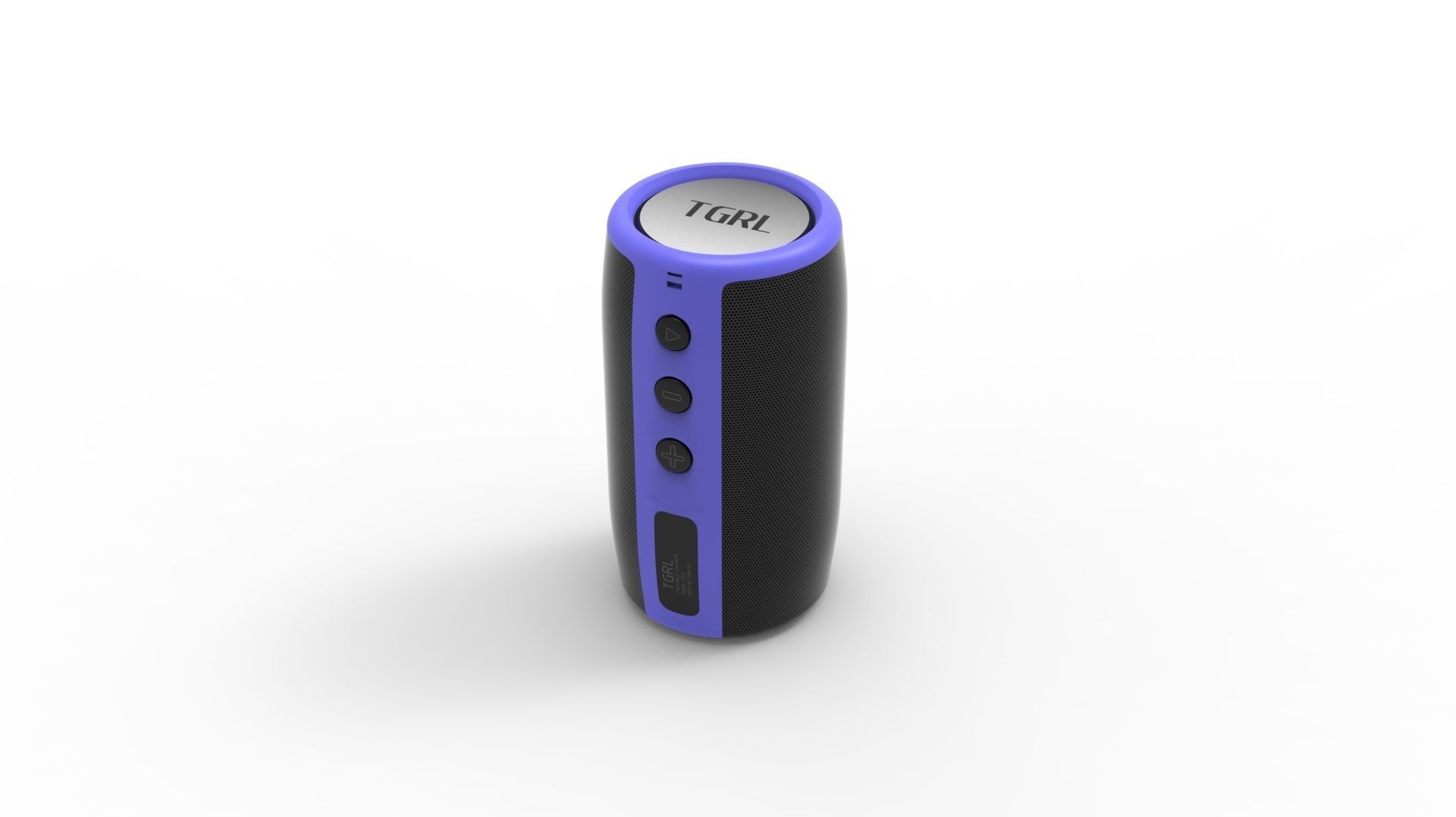 SPEAKER BLUE 3D model_8