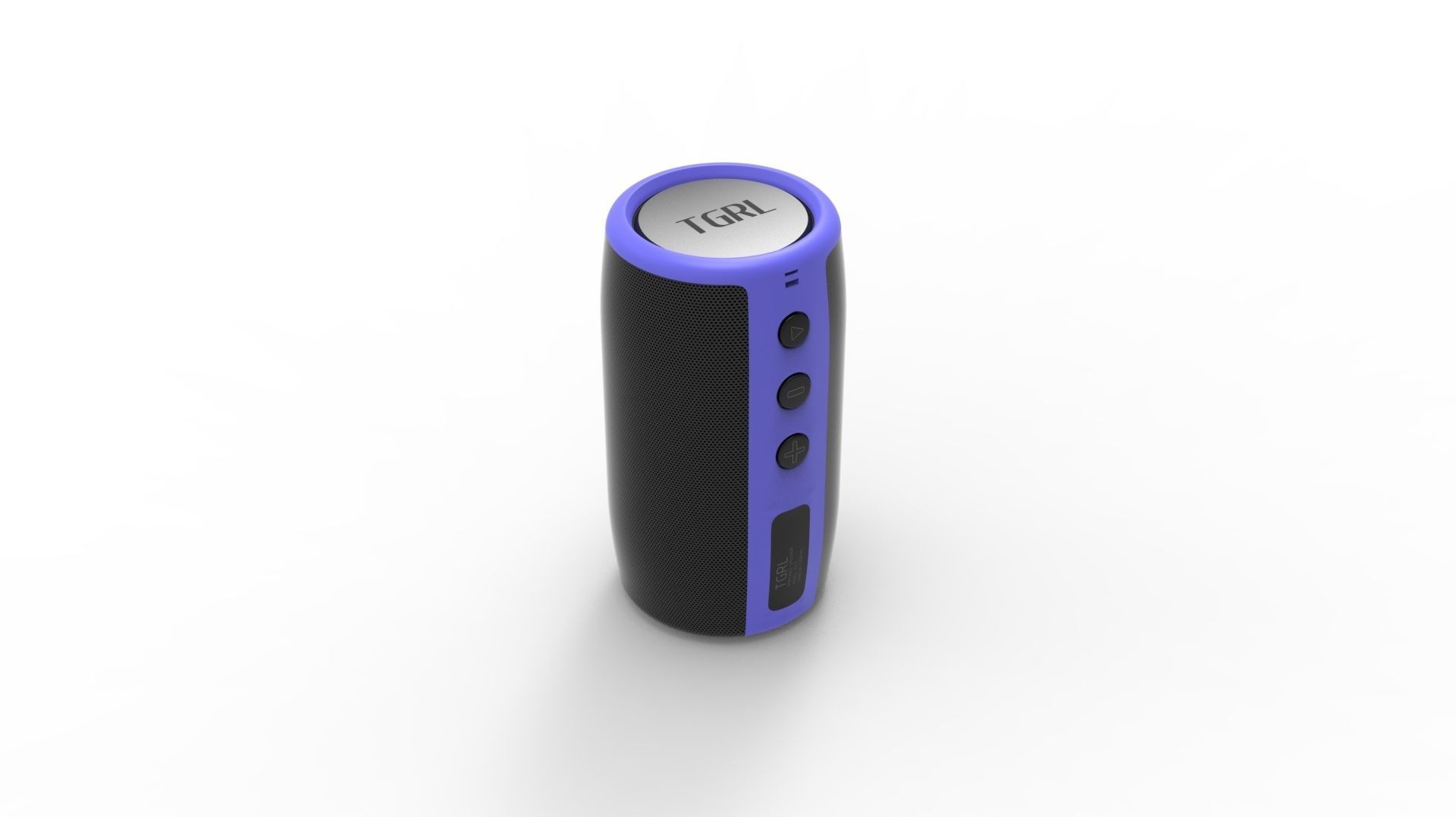 SPEAKER BLUE 3D model_7