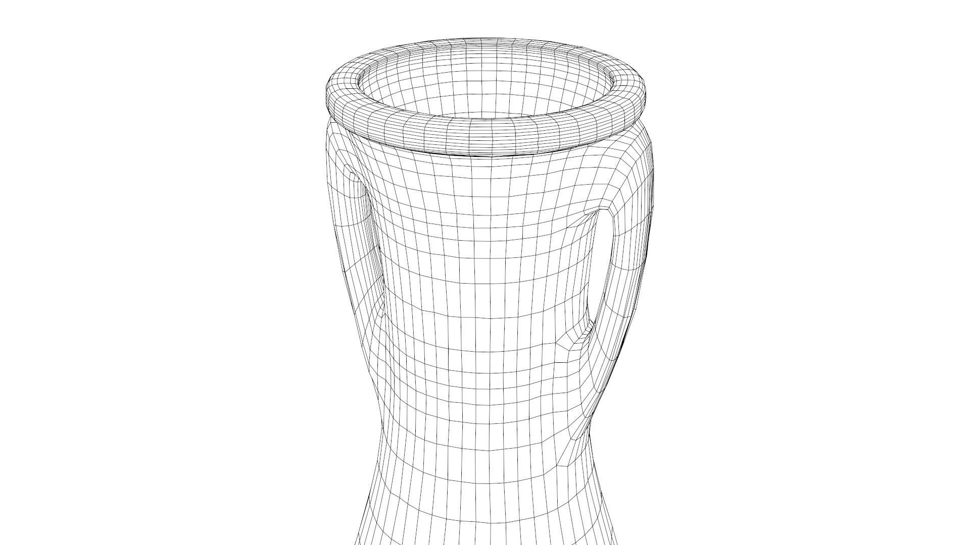 Amphoras Pack Low-poly 3D model_28