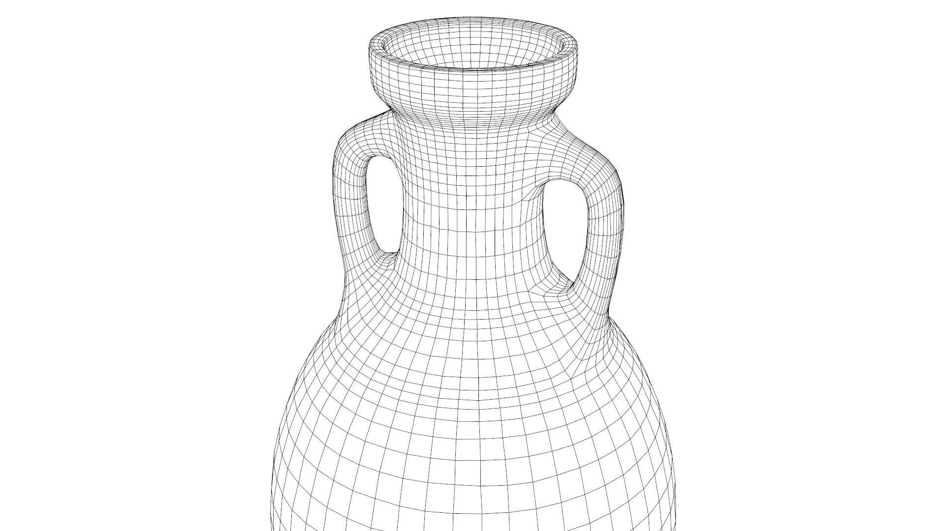 Amphoras Pack Low-poly 3D model_29