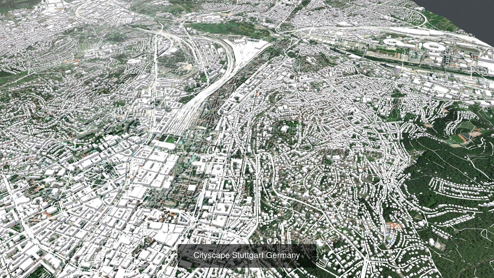 5 Cityscapes in Germany  3D Model Collection_8