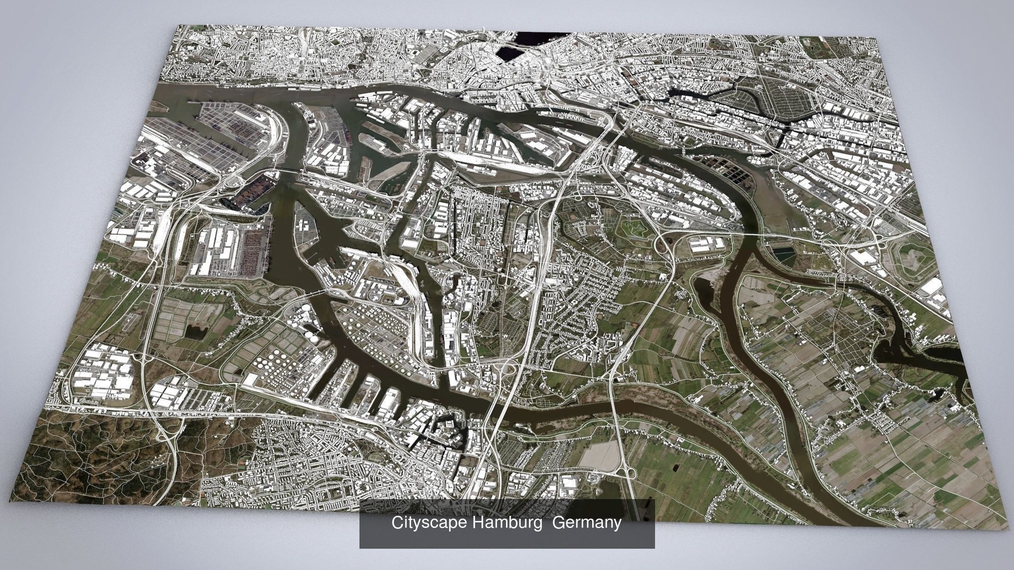 5 Cityscapes in Germany  3D Model Collection_9