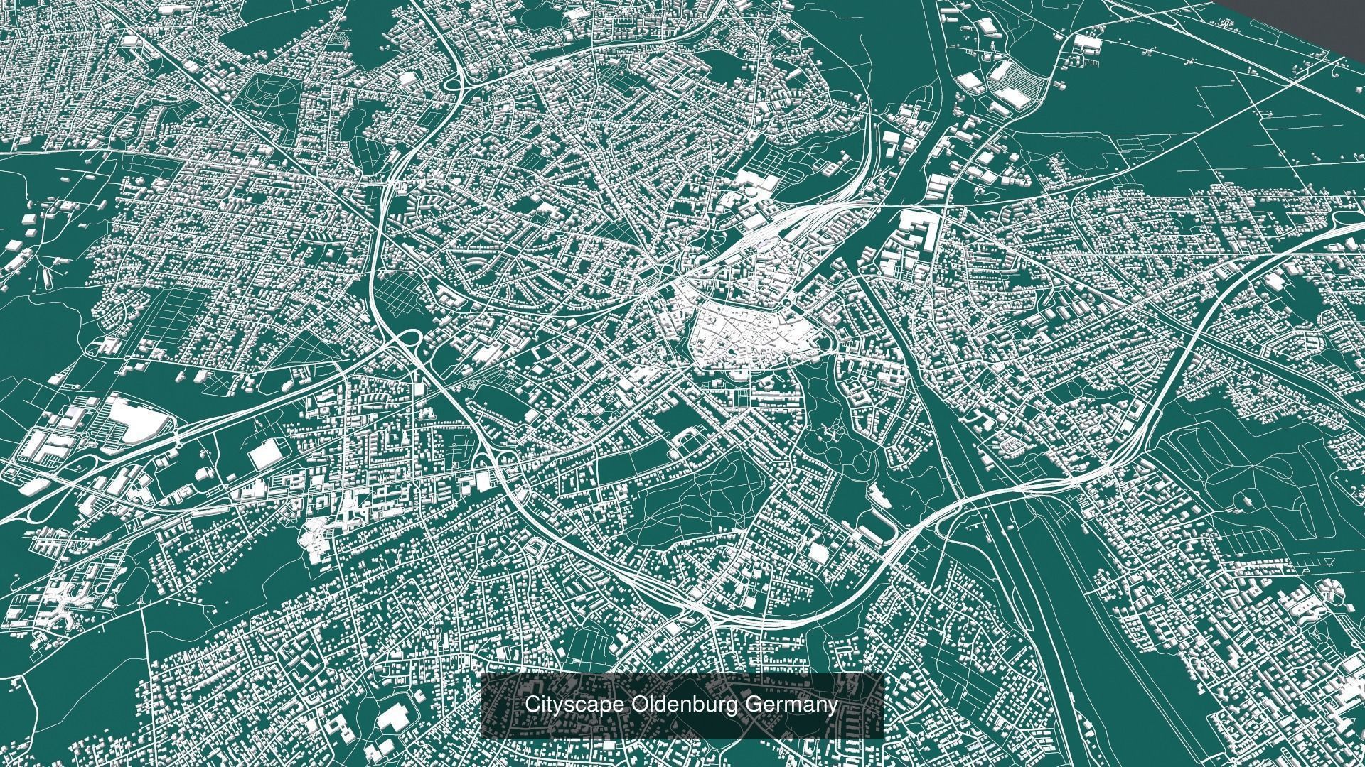 5 Cityscapes in Germany  3D Model Collection_10