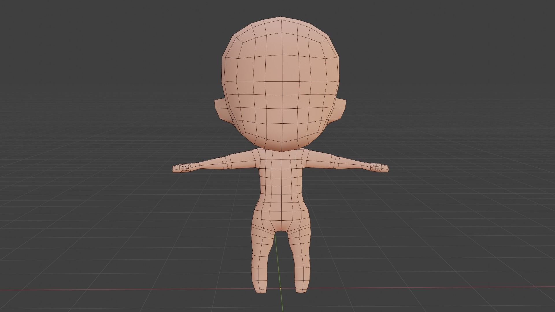 Cartoon Character Free low-poly 3D model_3