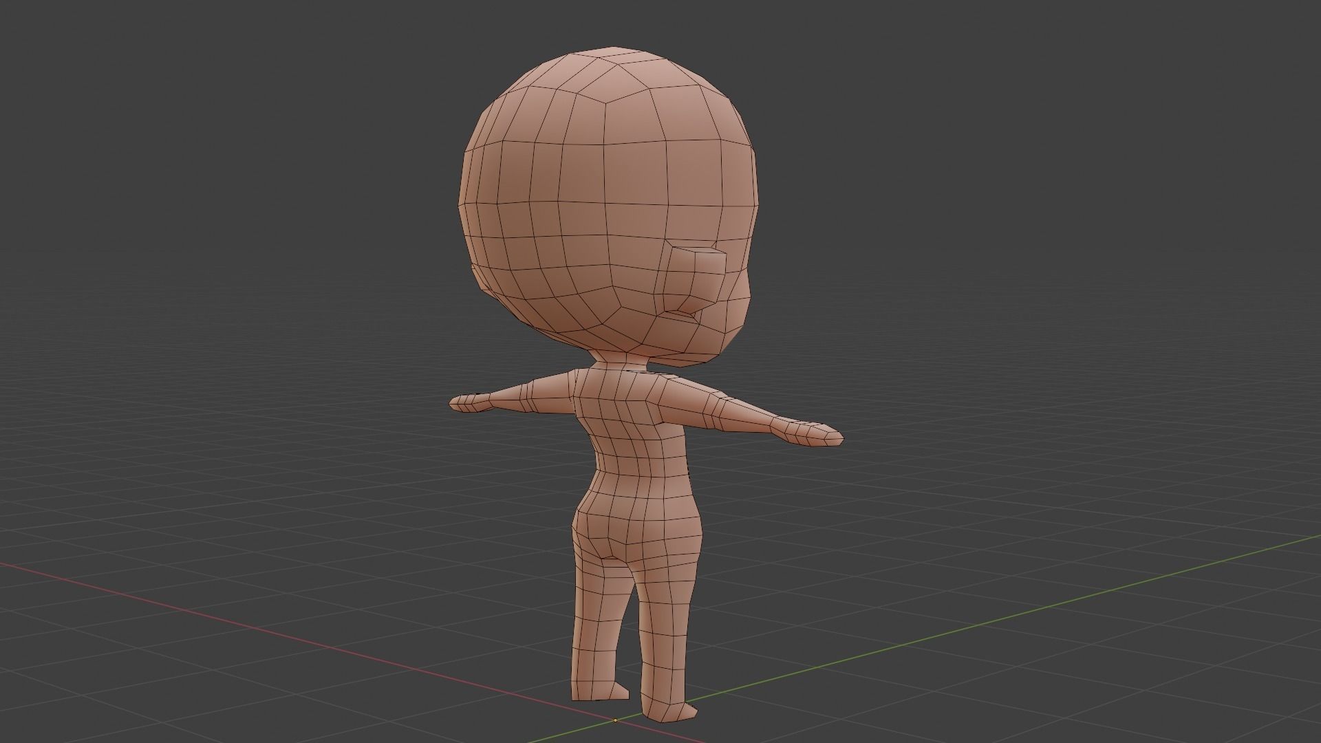 Cartoon Character Free low-poly 3D model_4