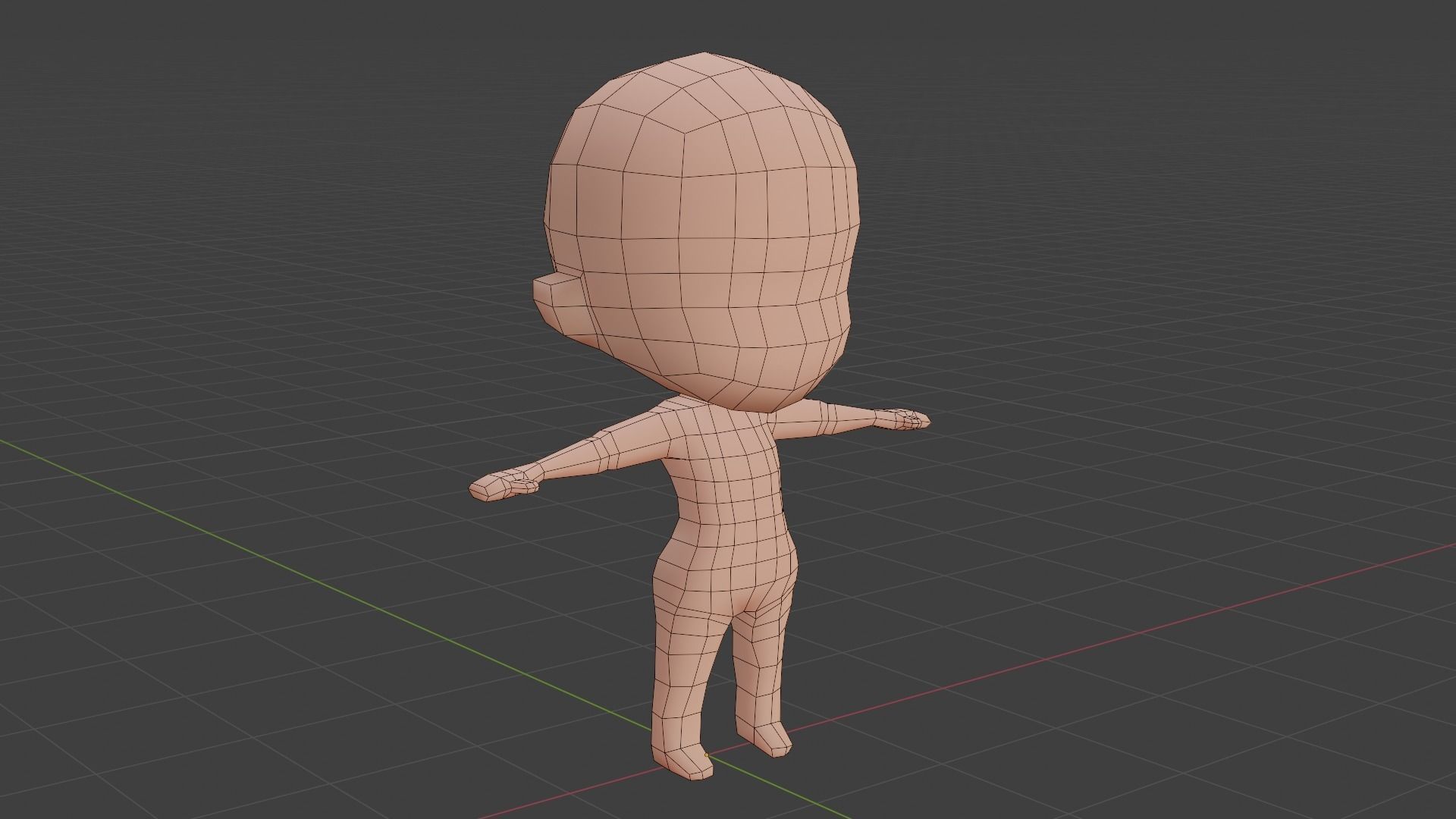 Cartoon Character Free low-poly 3D model_5