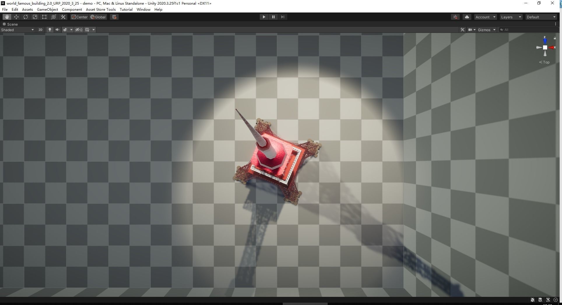 Tokyo Tower Low-poly 3D model_6