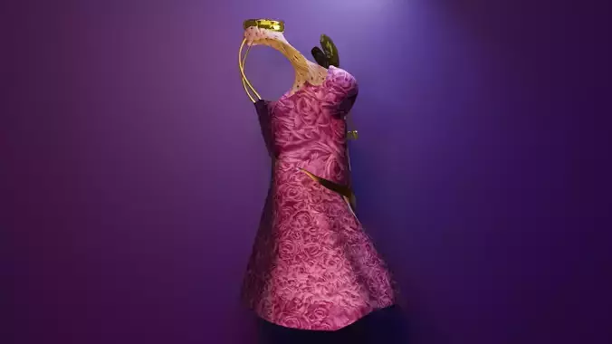 Girls frock  3D model