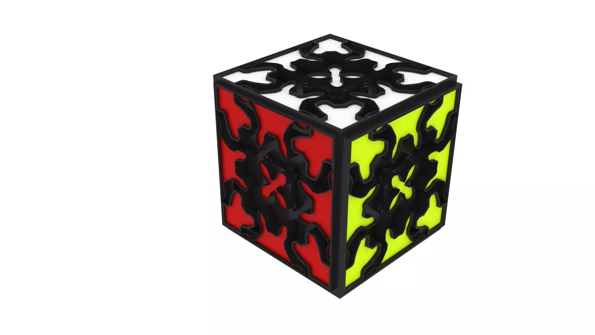 Gear Cube 3D model_0