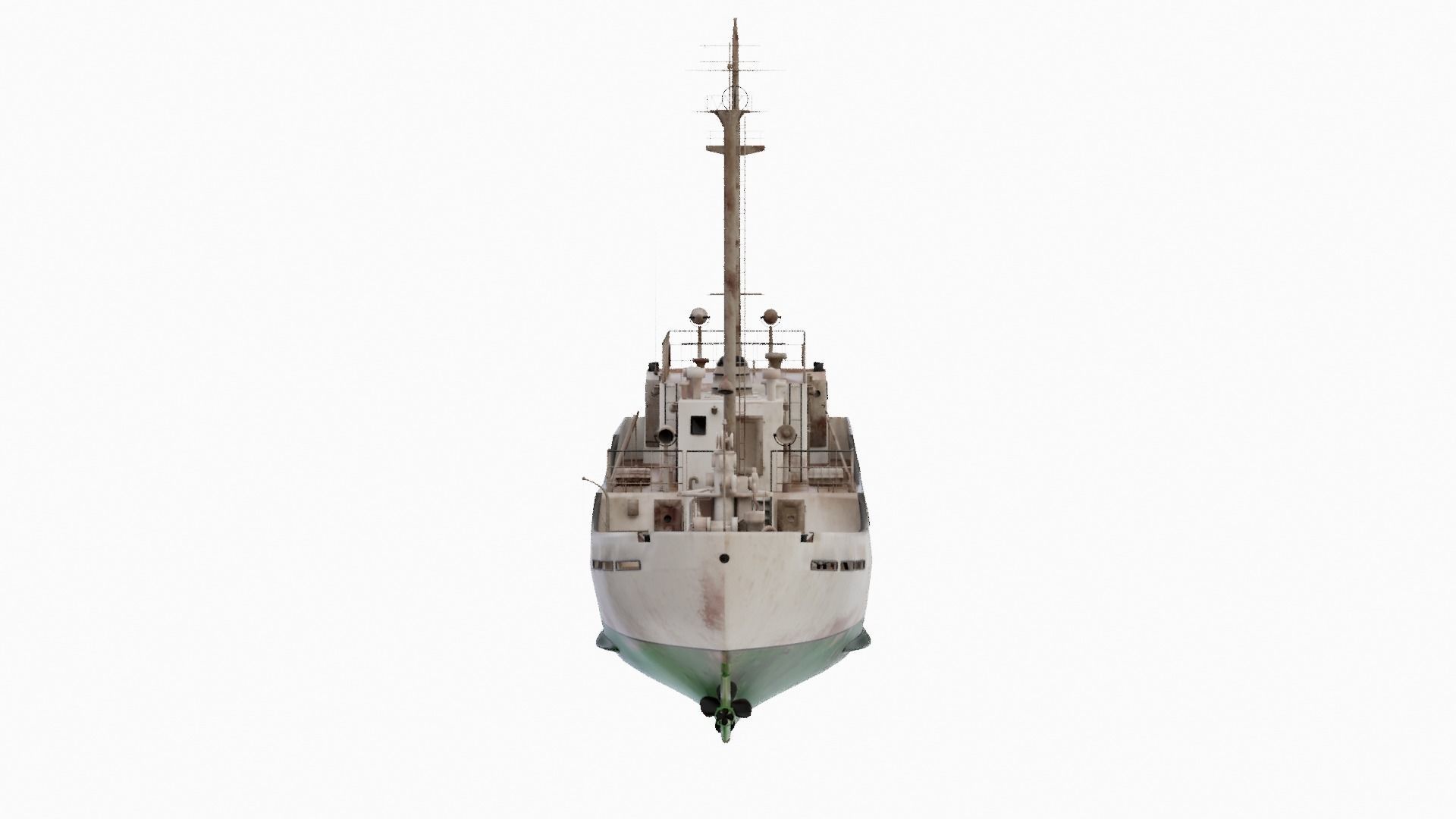 Fishing Boat Low-poly 3D model_3