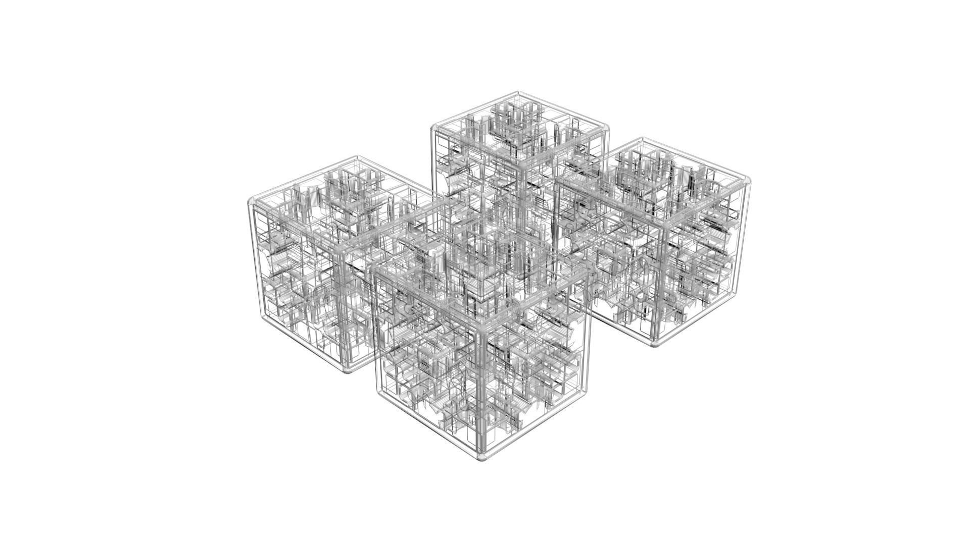 Gear Cubes 3D model_14