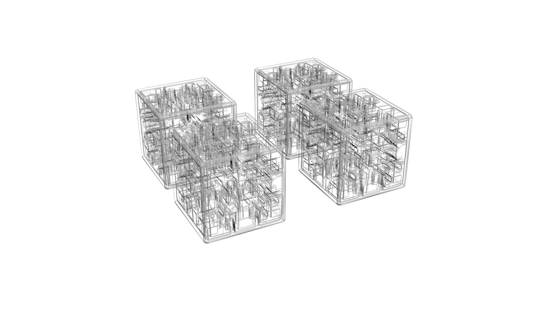 Gear Cubes 3D model_16