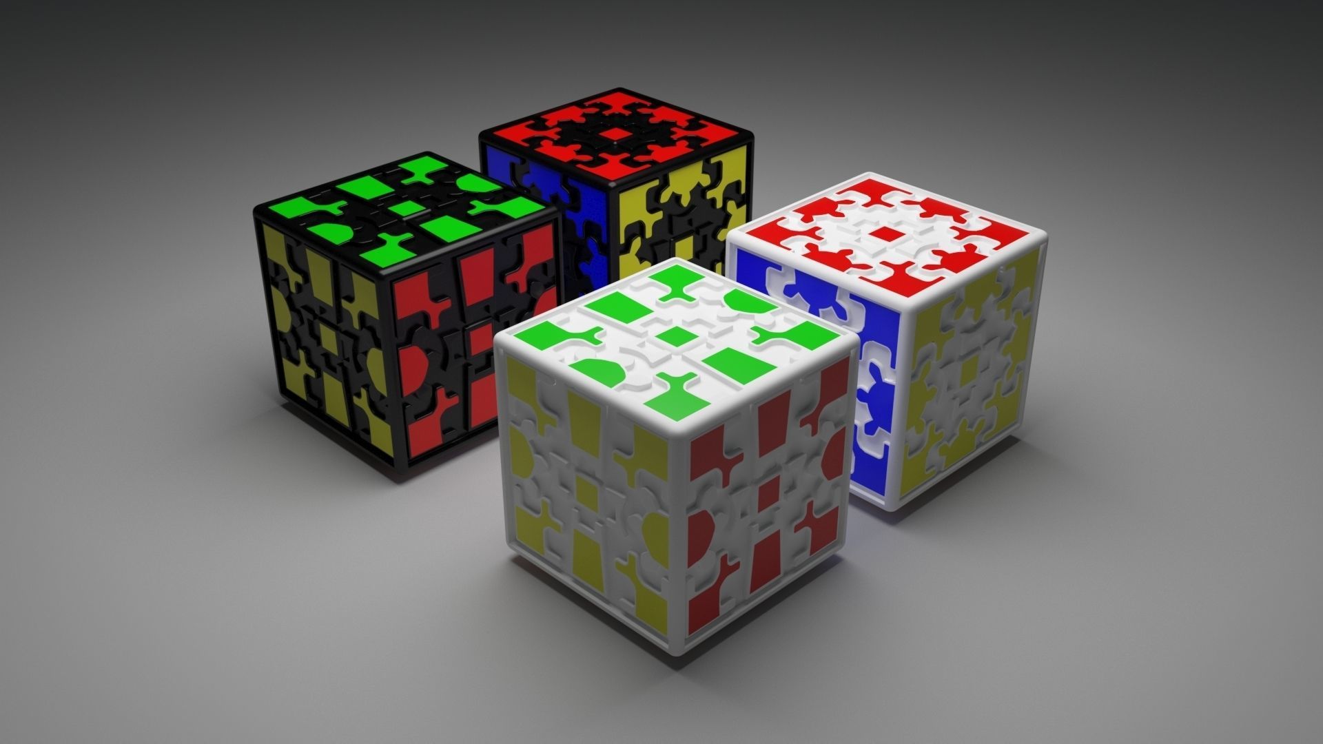 Gear Cubes 3D model_24