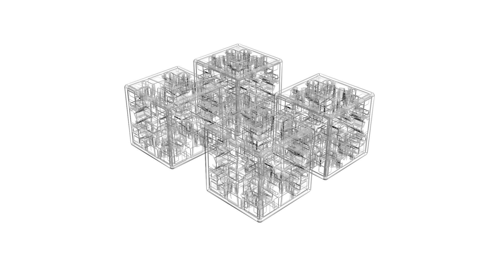 Gear Cubes 3D model_13