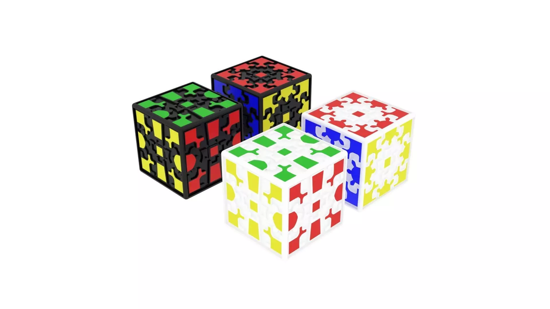 Gear Cubes 3D model_0