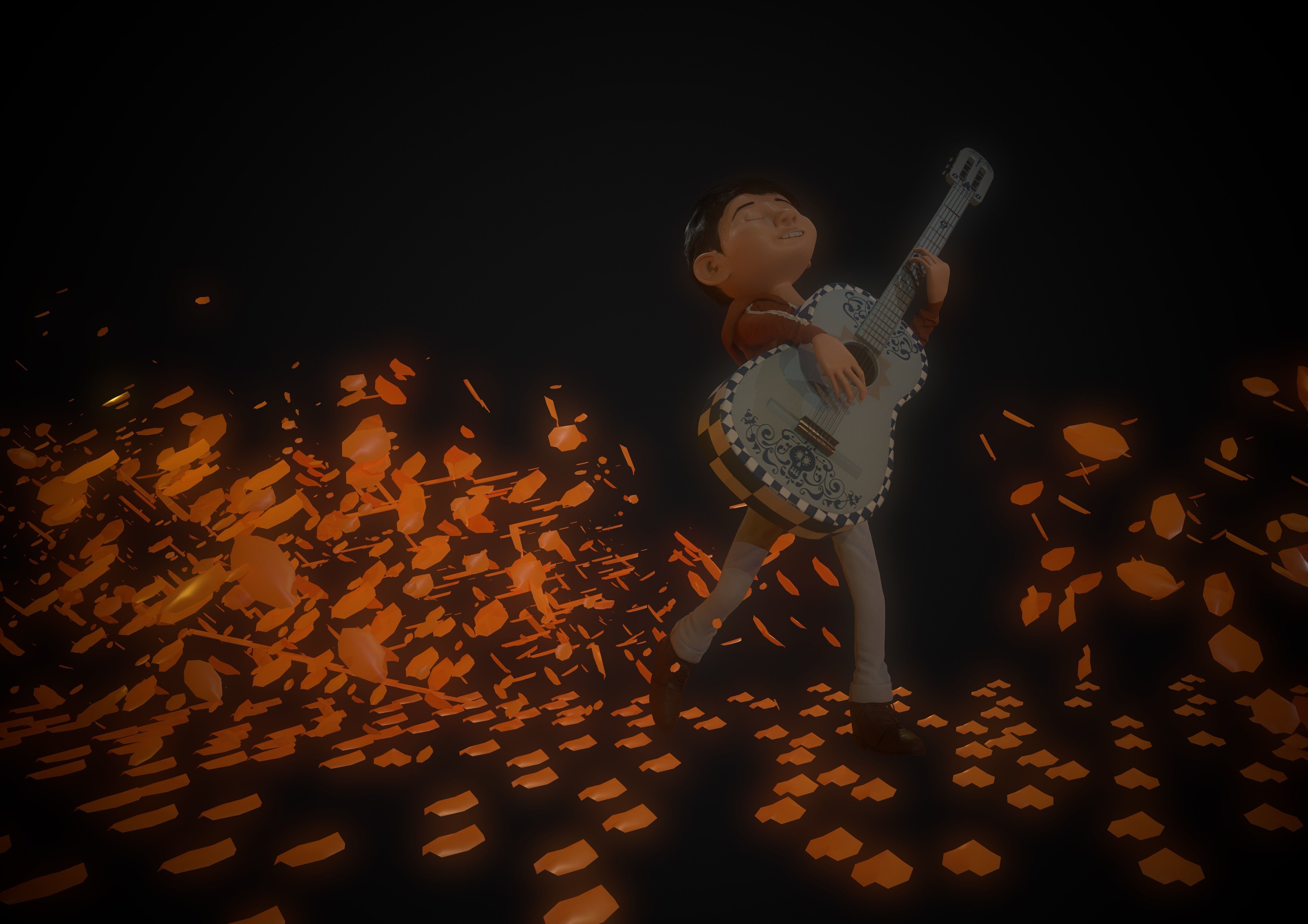 Coco - Miguel y Dante 3D print model 3D model_1