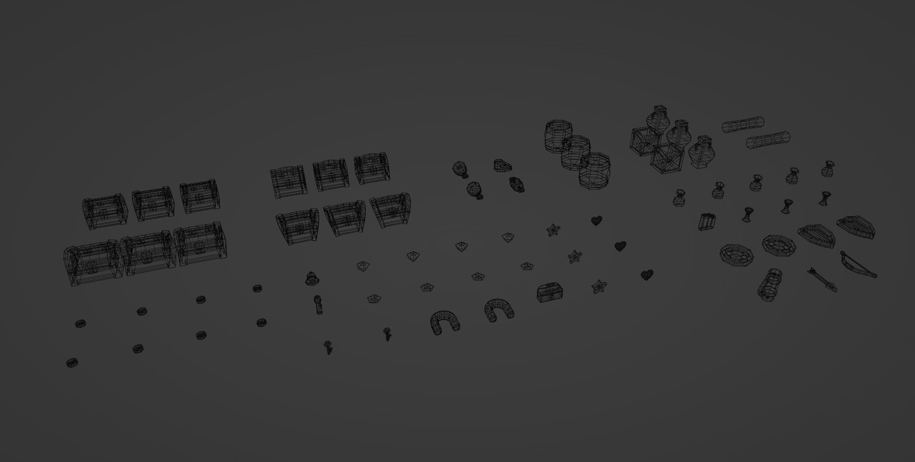 Low Poly Loot Pack Low-poly 3D model_10