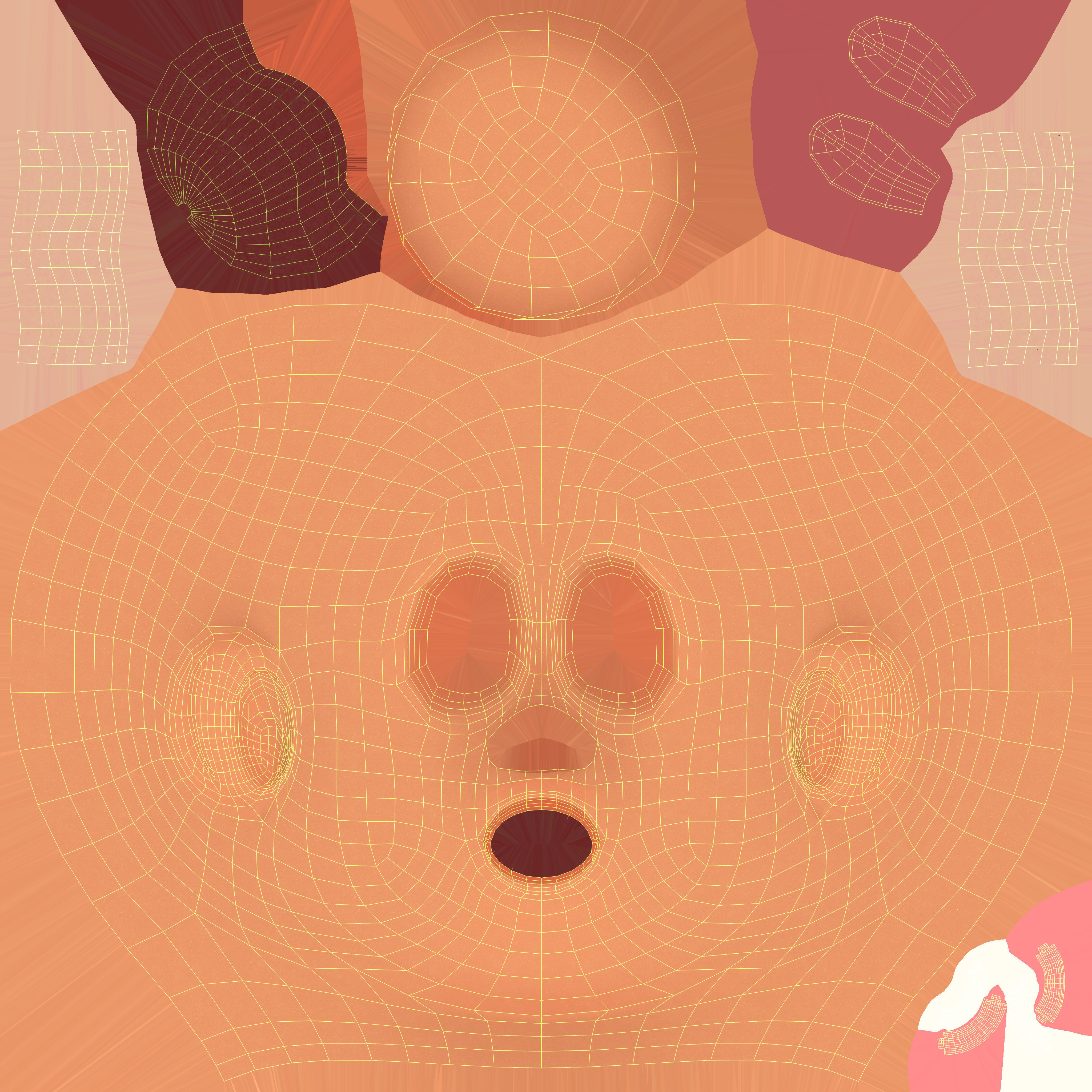 Mario And Yoshi From Game Low-poly 3D model_33