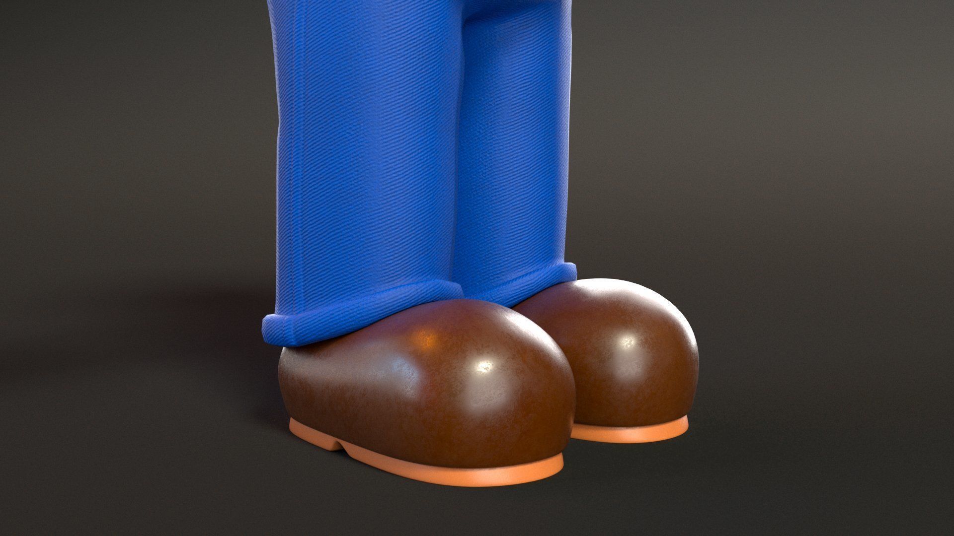 Mario And Yoshi From Game Low-poly 3D model_14