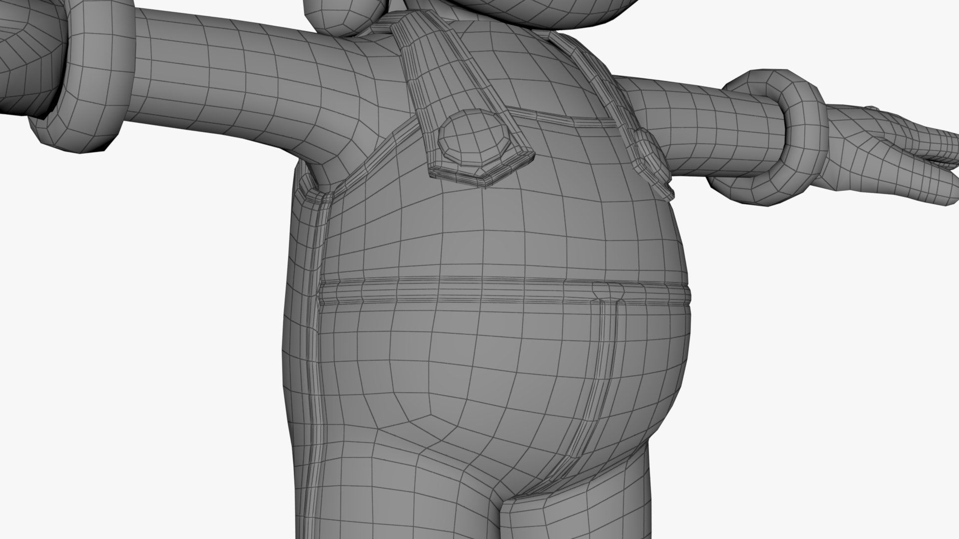 Mario And Yoshi From Game Low-poly 3D model_25