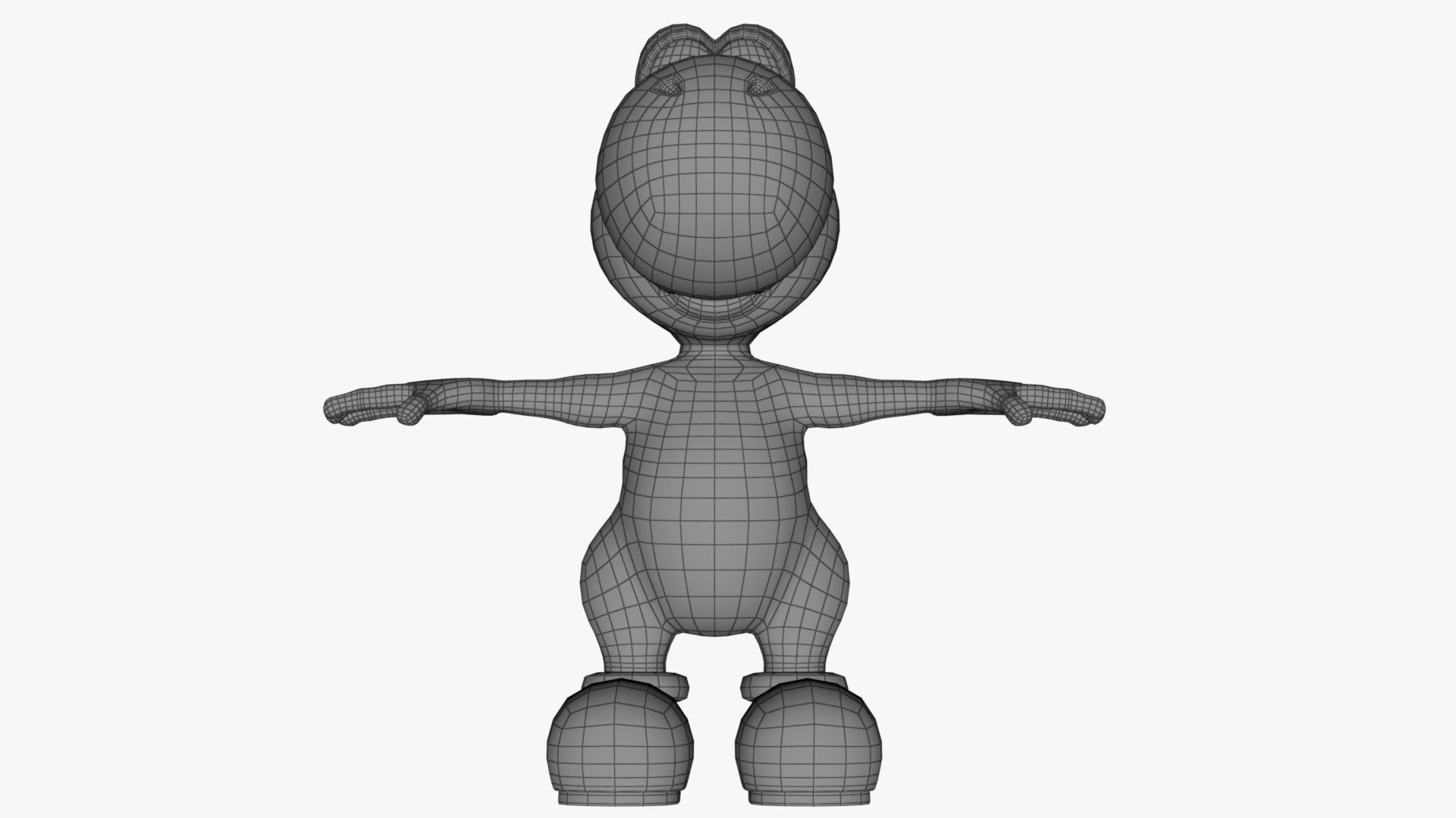 Mario And Yoshi From Game Low-poly 3D model_46