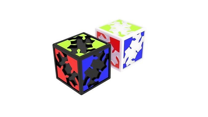 Gear Shift Cubes 3D model