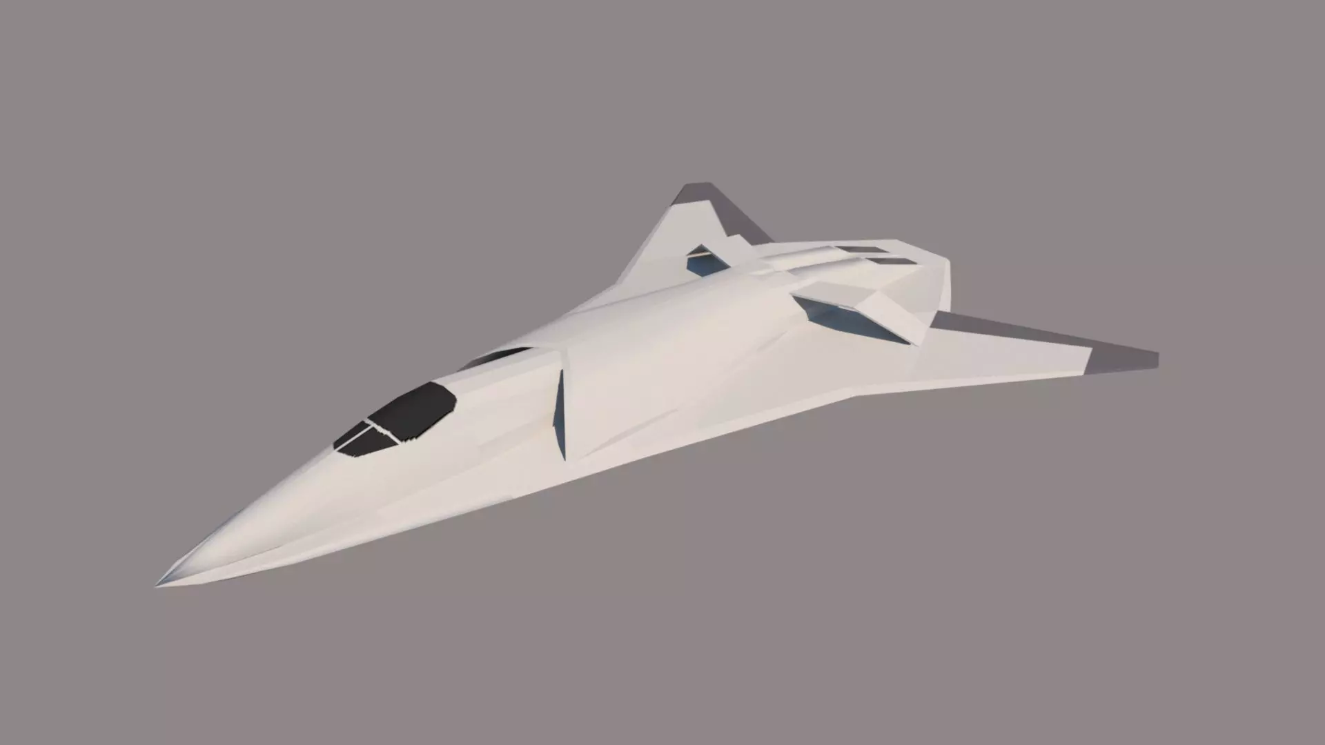 European 6th Gen fighter concept 3D model