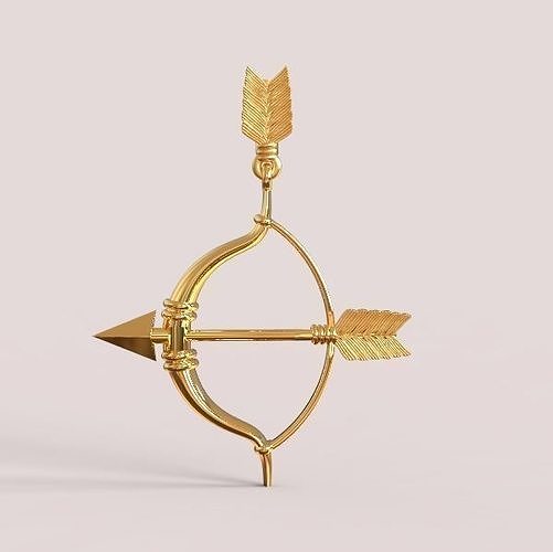 arrow pendant 3D print model